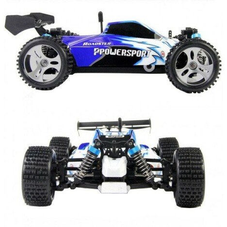 Masinuta cu Telecomanda iUni A736, 50km/h Off Road Buggy 4x4, Albastru